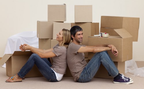 Man and van removals service helping with a Southwark property move