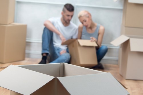 Moving van service supporting a Southwark relocation