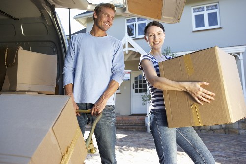 Carefully loaded moving van for a Southwark property move